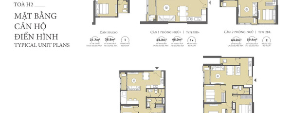 Bán căn hộ hàng hiệu 2PN góc + 1 đa năng, 2VS 63m2 tại Masteri Waterfront Gia Lâm giá cực tốt -03