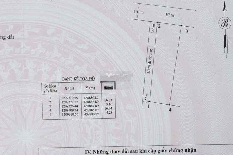 Diện tích khoảng là 80m2 bán đất giá bán cực sốc chỉ 1.7 tỷ, hướng Bắc-01