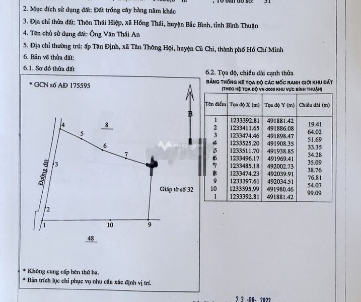 Bán mảnh đất, giá bán khoảng từ 2,07 tỷ diện tích thực dài 14838m2-01