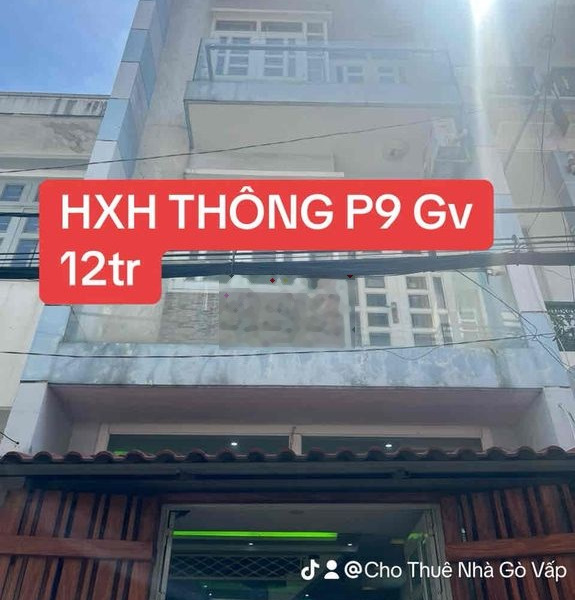 Cho thuê nhà Gò Vấp nguyên căn GIÁ 12tr Zl *** Ngang 4 dài 13M -01