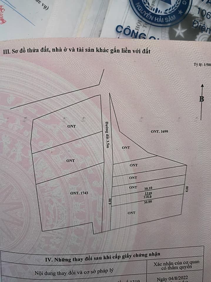 Bán đất huyện Hòa Vang thành phố Đà Nẵng giá 990.0 triệu-3