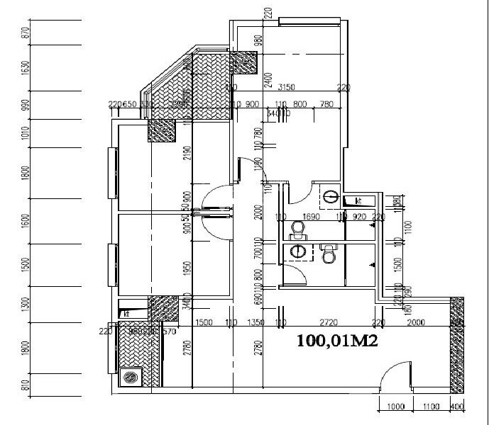 Dự án Tổng cục 5 Bộ Công An, bán căn hộ vị trí thuận lợi gần Cổ Nhuế 1, Hà Nội diện tích thực dài 112m2-01