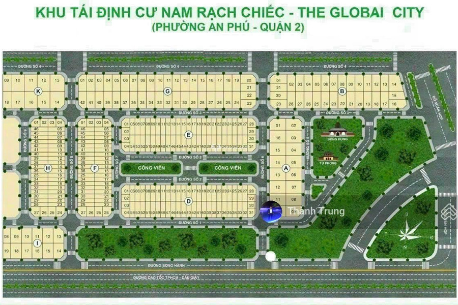 Giá 12 tỷ bán đất có một diện tích là 100m2 vị trí mặt tiền nằm trên An Phú, Hồ Chí Minh-01