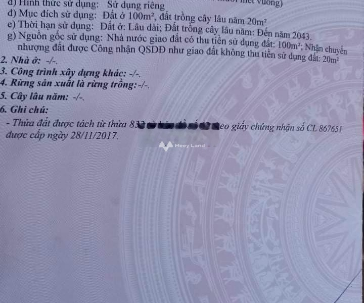 Bán nhà vị trí đặt ngay Bình Ba, Châu Đức giá bán cạnh tranh chỉ 720 triệu diện tích rộng 120m2 căn này gồm có 1 phòng ngủ-01