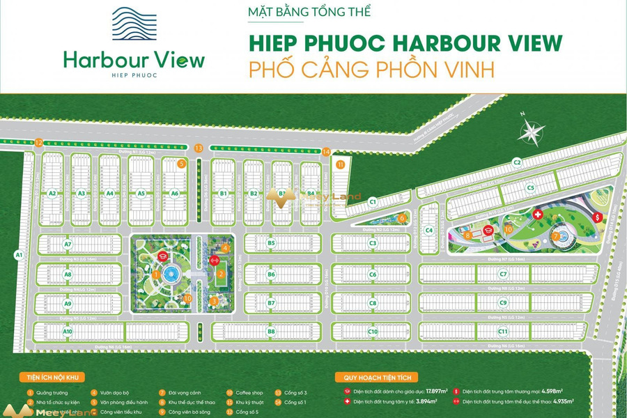 Nằm ngay Hiệp Phước Harbour View bán đất 1.64 tỷ Phước Vĩnh Đông, Long An diện tích rộng là 80 m2-01
