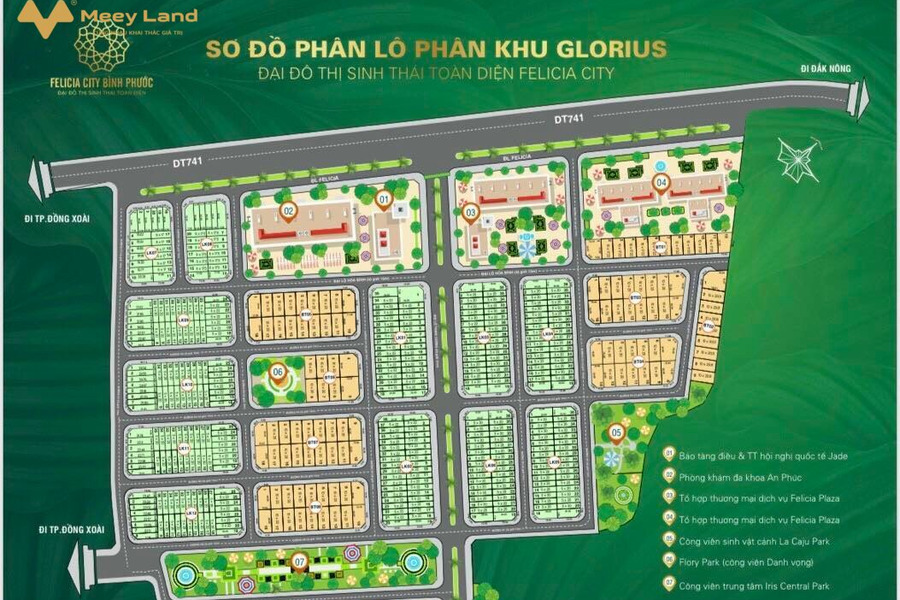 Còn vài nền dự án Felicia City Bình Phước với giá đầu tư chỉ thanh toán từ 599 triệu-01