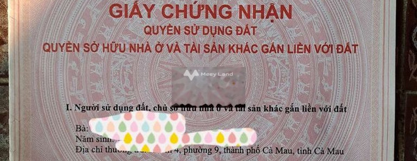 Giá 780 triệu bán đất diện tích 56m2 nằm ngay Phường 1, Cà Mau, hướng Tây-03