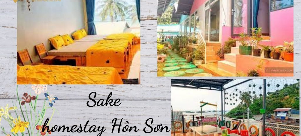 Sake homestay Hòn Sơn, homestay có view biển tuyệt đẹp