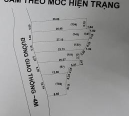 Bán đất 603 triệu, Cam Giá, Thái Nguyên, 134 m2, lộ nhựa ngang 5 m-03