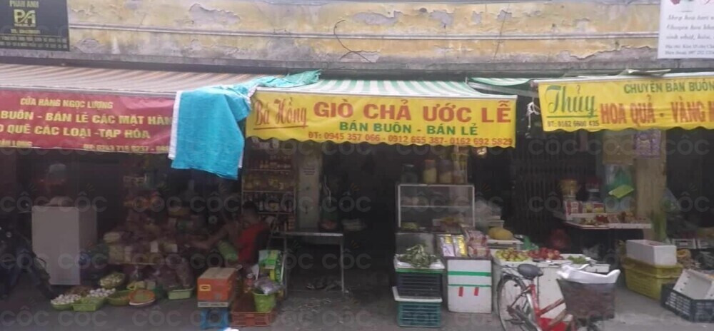 Cho thuê cửa hàng mặt đường chợ Châu Long, Ba Đình, Hà Nội. Diện tích 9m2