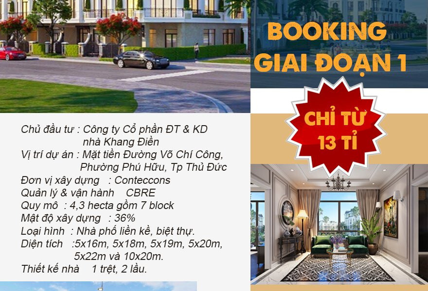 Booking dự án mới của Khang Điền, biệt thự, nhà Phố, mua giá gốc chủ đầu tư-01