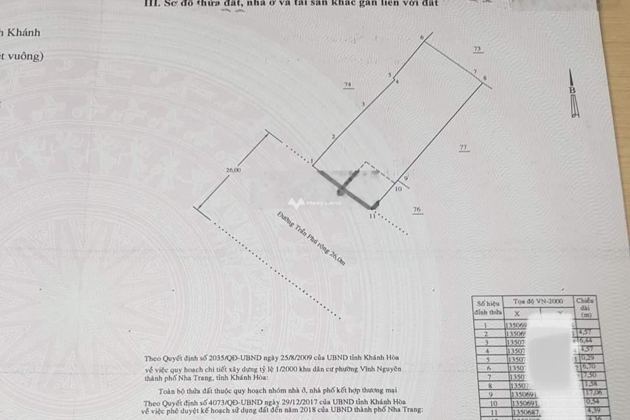 DT 195m2 bán nhà ở mặt tiền tọa lạc tại Vĩnh Hòa, Khánh Hòa hướng Tây - Nam vào ở ngay-01