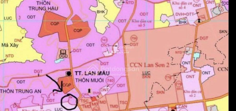 Cần bán đất vị trí mặt tiền tại Lan Mẫu, Bắc Giang. Diện tích 400m2