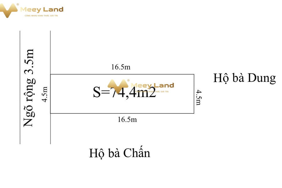 Xã Bắc Sơn, Huyện An Dương bán đất giá bán chỉ 740 triệu dt 74 m2-01