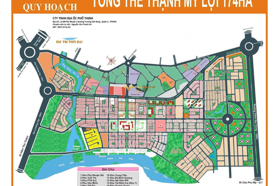 Bán đất nền Quận 2, Hồ Chí Minh, hướng Tây Nam, diện tích 131m2-01