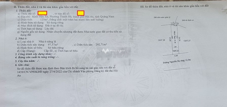 Gặp biến cố lớn, bán chung cư vị trí đặt ngay Thanh Hà, Quảng Nam bán ngay với giá đề xuất chỉ 15 tỷ Có tổng diện tích 125m2-01