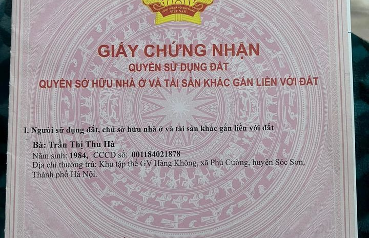 Siêu phẩm chính chủ tên em, khu tập thể GV Hàng Không, Quốc lộ 2, Phú Cường, Sóc Sơn, Hà Nội