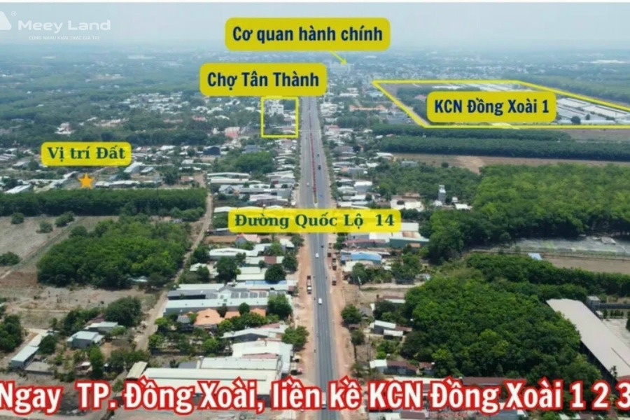 Đất nền giá rẻ khu dân cư Tân Thành - Thành phố Đồng Xoài chỉ 350 triệu công chứng ngay-01