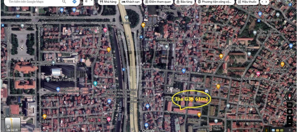 Bị vào đường cùng, bán chung cư vị trí thuận lợi tọa lạc ngay trên Ba Đình, Hà Nội bán ngay với giá bàn giao 2.45 tỷ diện tích rộng là 60.3m2