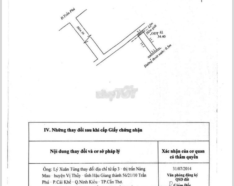 Có diện tích 38m2 bán nhà vị trí đẹp ngay tại Ninh Kiều, Cần Thơ hướng Tây Bắc nhà tổng quan bao gồm 2 phòng ngủ 2 WC liên hệ chính chủ-01