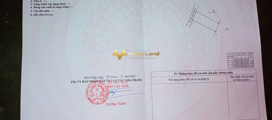 Bán mảnh đất 69m2 giá gốc chỉ 755 triệu vị trí đặt vị trí ở Bình Hòa, Khánh Hòa tin chính chủ