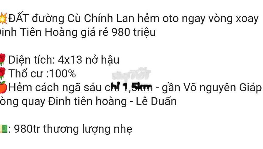 Giá phải chăng chỉ 980 triệu bán đất có một diện tích là 52m2 vị trí mặt tiền tại Tự An, Buôn Ma Thuột-01