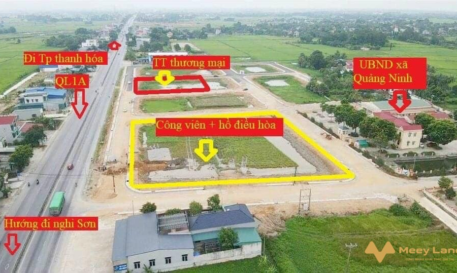 Cần tiền bán gấp 3 lô đất Lk A Mb5158 Quảng Ninh, Quảng Xương-01