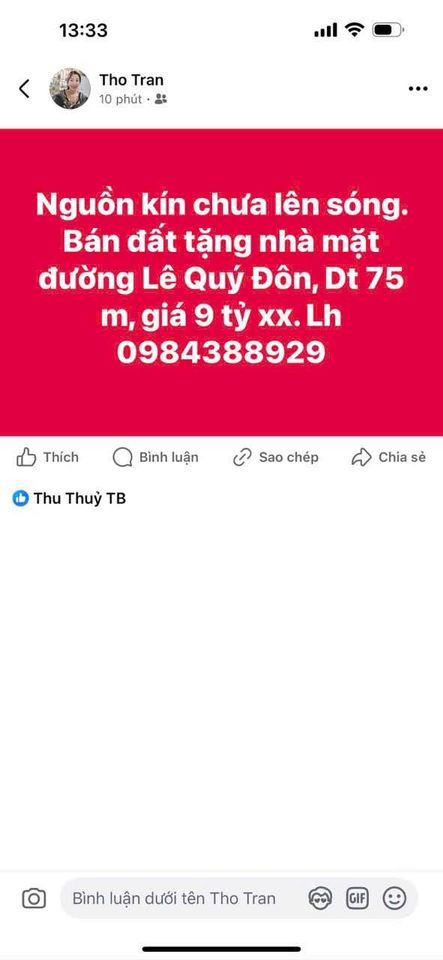 Bán đất thành phố Thái Bình tỉnh Thái Bình giá 9.0 tỷ-0