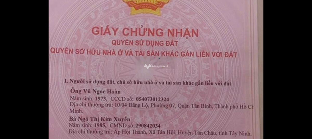 Giá bán thị trường 400 triệu, Bán đất có diện tích chung 1198m2 mặt tiền nằm tại Trường Đông, Tây Ninh nói không với trung gian