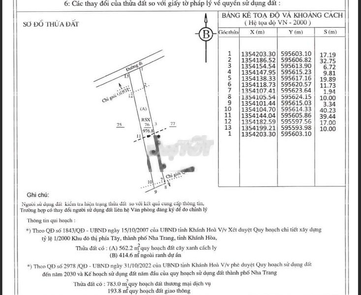 Đang cần rất nhiều tiền bán mảnh đất, 1000m2 giá bán ngạc nhiên 5.8 tỷ mặt tiền tọa lạc tại Nha Trang, Khánh Hòa, hướng Bắc giá tốt-01