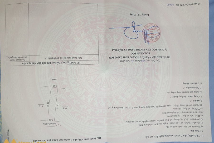 Chính chủ cần bán đất nền cực đẹp vị trí đắc địa tại ngõ 7 đường Ngô Quyền, Lạng Sơn-01