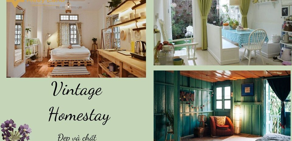 Vintage Homestay, vị trí và thiết kế đẹp