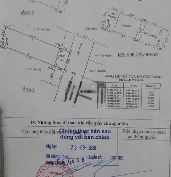 Nhà Hẻm xe tải KHU VIP 111/44 Phạm Văn Chiêu P14 GV. HH 1% nhận đủ -01