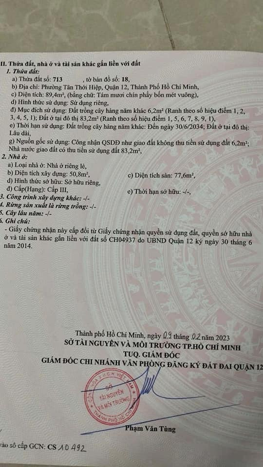 Bán nhà riêng quận 12 thành phố Hồ Chí Minh giá 3.15 tỷ-3