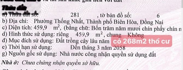 Giá mềm chỉ 11.47 tỷ bán đất diện tích rộng là 459m2 vị trí mặt tiền ngay Phạm Văn Thuận, Đồng Nai-02