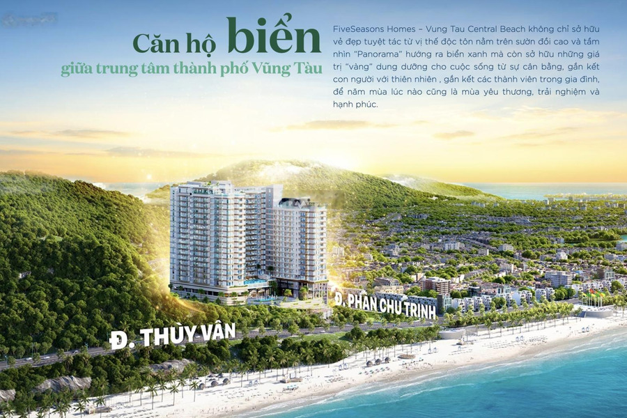 Giấy tờ đầy đủ, bán căn hộ bán ngay với giá chỉ 3 tỷ vị trí đặt ngay Phan Chu Trinh, Bà Rịa-Vũng Tàu diện tích tổng là 48m2-01