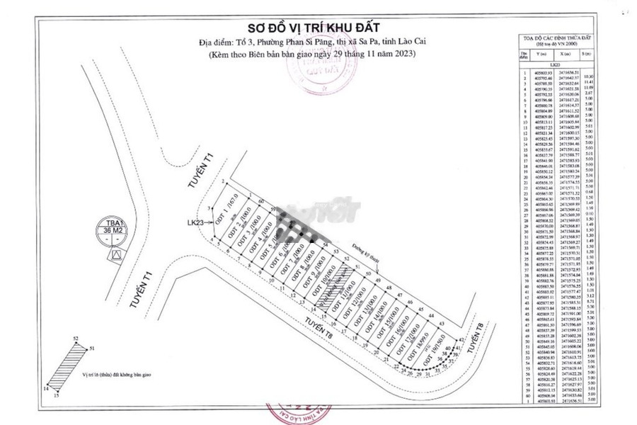 Diện tích khoảng 100m2 bán nhà mặt tiền nằm ở Phan Si Păng, Sa Pa hướng Tây Nam căn nhà bao gồm 7 phòng ngủ 6 WC vị trí thuận lợi-01
