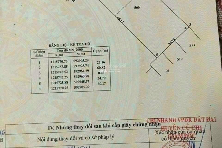 Gấp bán đất Củ Chi, Hồ Chí Minh giá chỉ 10.66 tỷ diện tích khoảng là 1523m2-01