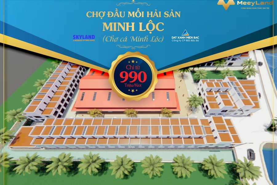 Đầu tư bất động sản lợi nhuận cao chỉ 55k/ngày - Kiot chợ đầu mối hải sản Minh Lộc-01