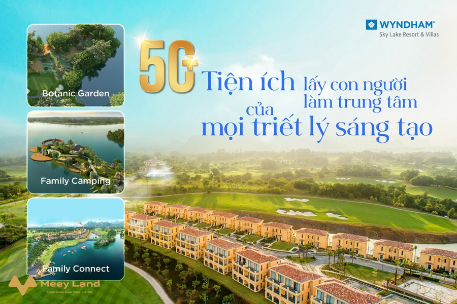 Wyndham Sky Lake Resort & Villas. Bàn giao cuổi quý 1/2022. Ưu đãi cực khủng trong tháng 10-01