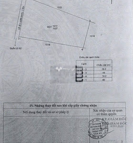 Nằm trong mức 4.99 tỷ bán đất diện tích tổng 1107m2 mặt tiền nằm tại Phường 5, Tân An-01