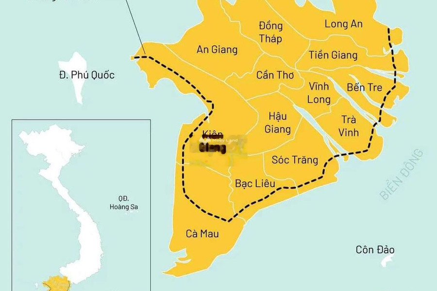 Giá thị trường 290 triệu, Bán đất có diện tích chung 400m2 vị trí mặt tiền ngay trên Quốc Phòng, Kiên Giang, hướng Bắc giá có thể fix-01