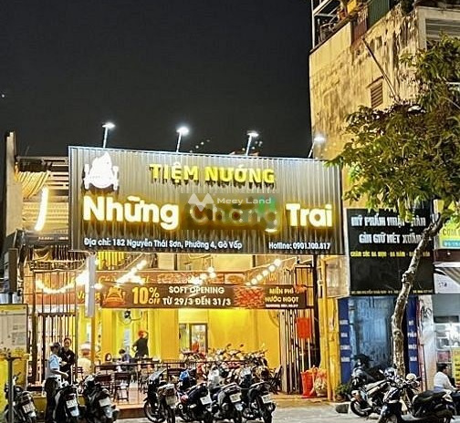 Tôi cần cho thuê cửa hàng diện tích thực 160m2 ra hẻm là mt 8 mét vị trí đặt ngay trên Nguyễn Thái Sơn, Hồ Chí Minh giá thuê chỉ 65 triệu/tháng