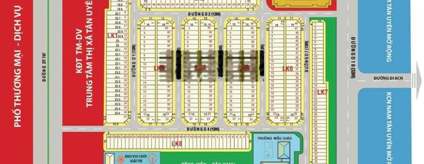 Tại Đt 747, Uyên Hưng bán đất 1.25 tỷ diện tích thực như trên hình 75m2-03