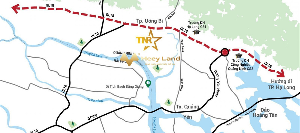 Bán đất 5,25 tỷ Đường Trưng Vương, Tỉnh Quảng Ninh có diện tích là 300 m2