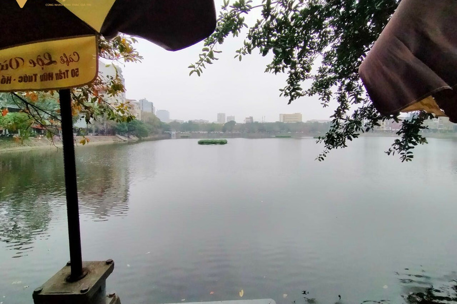 Nhà mặt hồ, kinh doanh cafe phố Trần Hữu Tước, Đống Đa-01