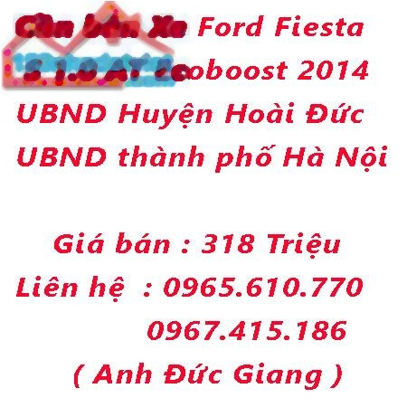 Cần bán Xe Ford Fiesta S 1.0 AT Ecoboost 2014 UBND Huyện Hoài Đức - UBND thành phố Hà Nội giá mềm sinh viên-01