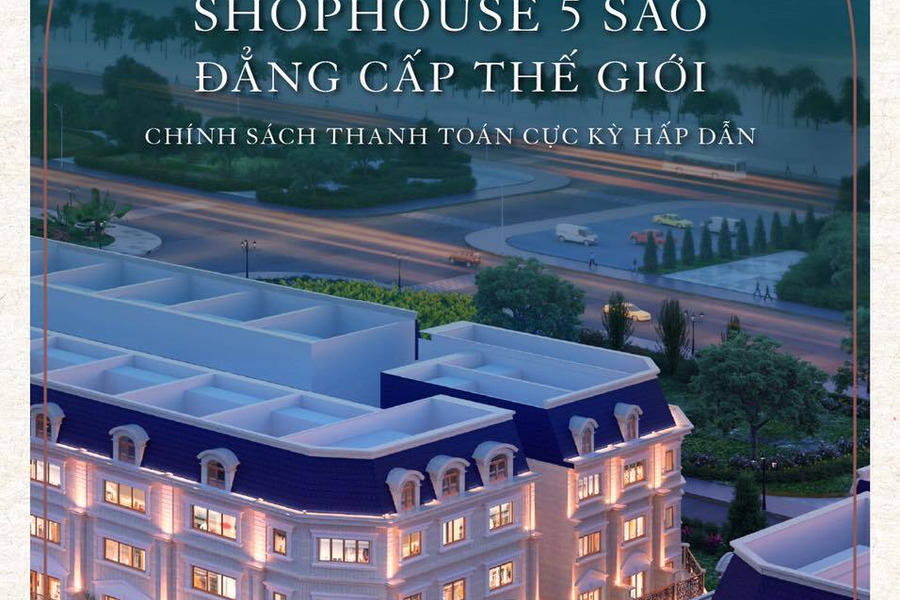 Bán shophouse giá đầu tư chỉ từ 1 tỷ, shophouse 5 tầng tại Tuy Hòa, Phú Yên, đẳng cấp 5 sao-01