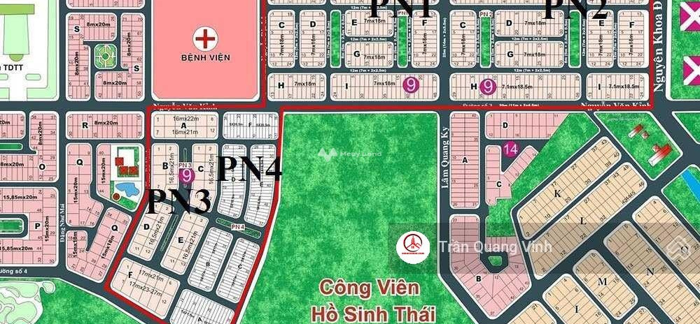 Giá bán cực sốc từ 271.95 tỷ bán đất có diện tích khoảng 1295m2 vị trí đặt nằm ở Lâm Quang Ky, Quận 2, hướng Tây - Bắc