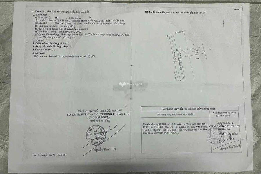 Giá 5.5 tỷ bán đất với tổng diện tích 5261m2 tại Quốc Lộ 91, Thốt Nốt-01